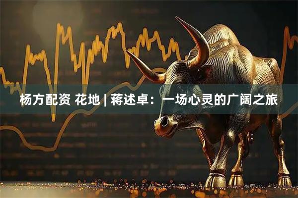 杨方配资 花地 | 蒋述卓：一场心灵的广阔之旅